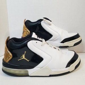 Nike Air Jordan Big Fund PRM Men Size 9.5 Basketball Shoes Black White